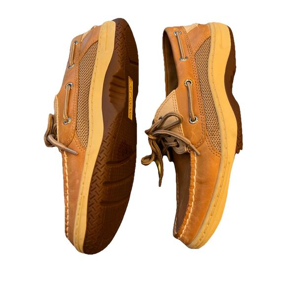 Sperry Top-Sider Contour Leather Tan Brown 0799023 Casual Boat Shoes MENS 9.0 main image 8